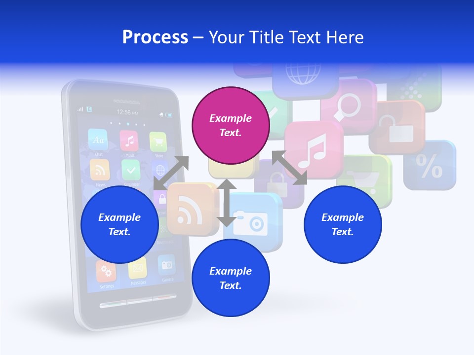 Button Talk Telecommunication PowerPoint Template