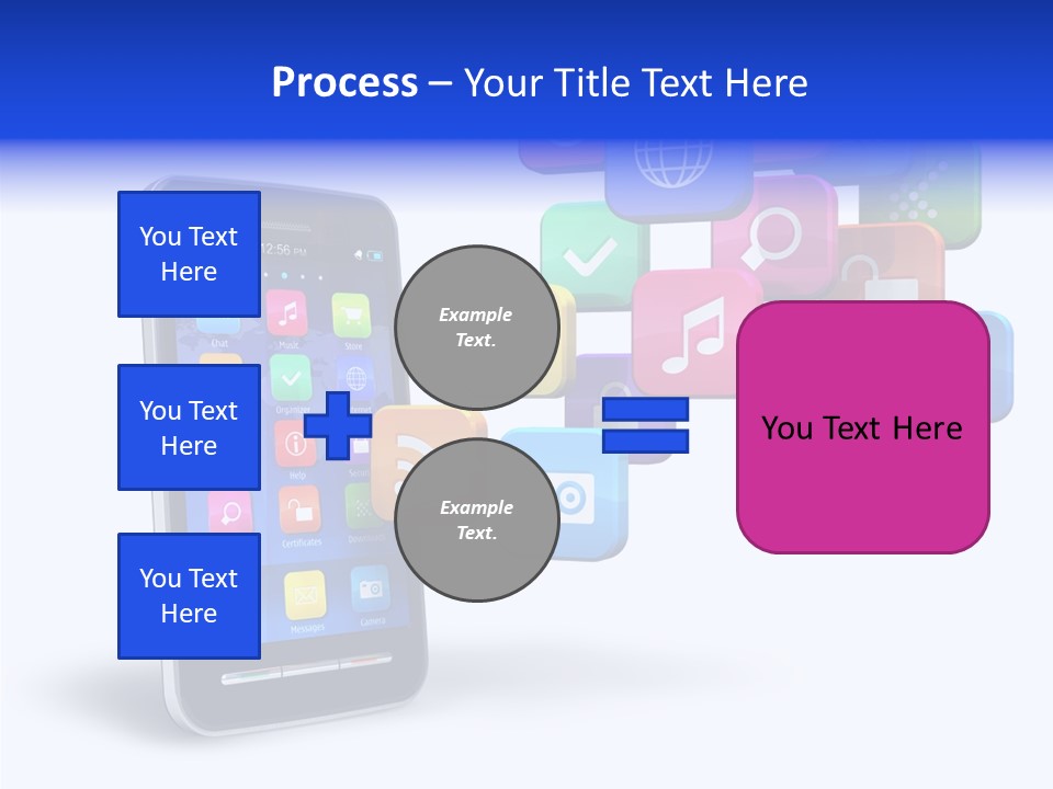 Button Talk Telecommunication PowerPoint Template
