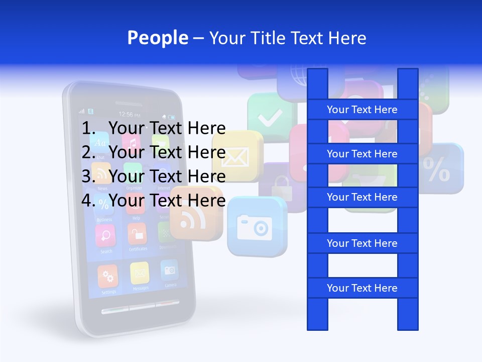 Button Talk Telecommunication PowerPoint Template