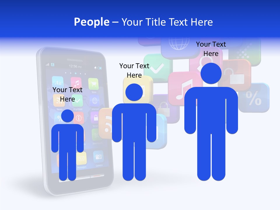 Button Talk Telecommunication PowerPoint Template