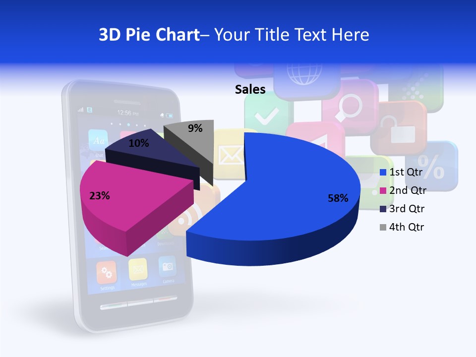 Button Talk Telecommunication PowerPoint Template