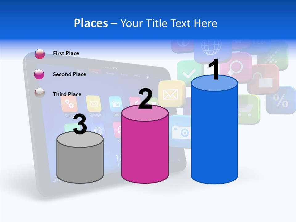 Mobile Computer Laptop PowerPoint Template