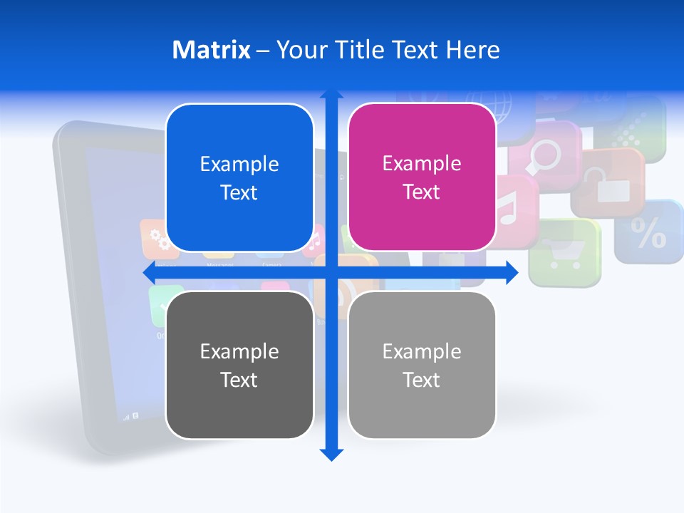 Mobile Computer Laptop PowerPoint Template