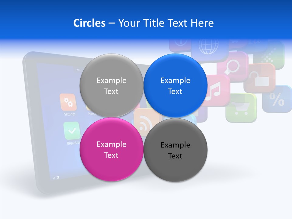 Mobile Computer Laptop PowerPoint Template