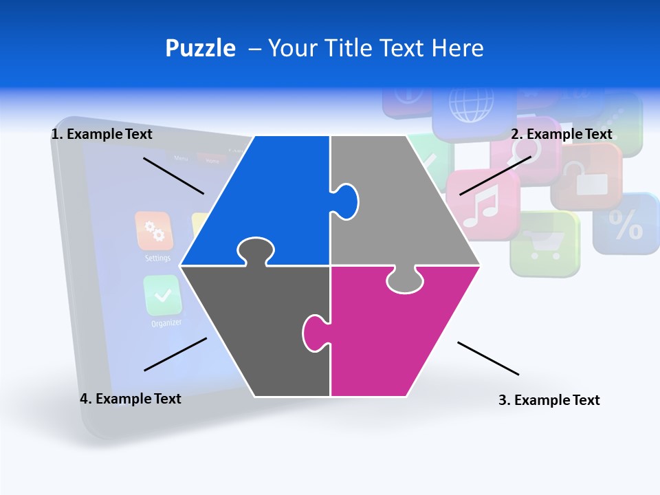 Mobile Computer Laptop PowerPoint Template