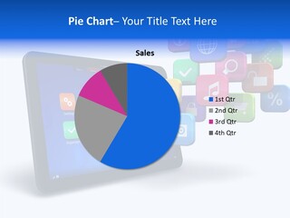 Mobile Computer Laptop PowerPoint Template