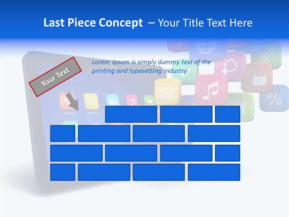 Mobile Computer Laptop PowerPoint Template