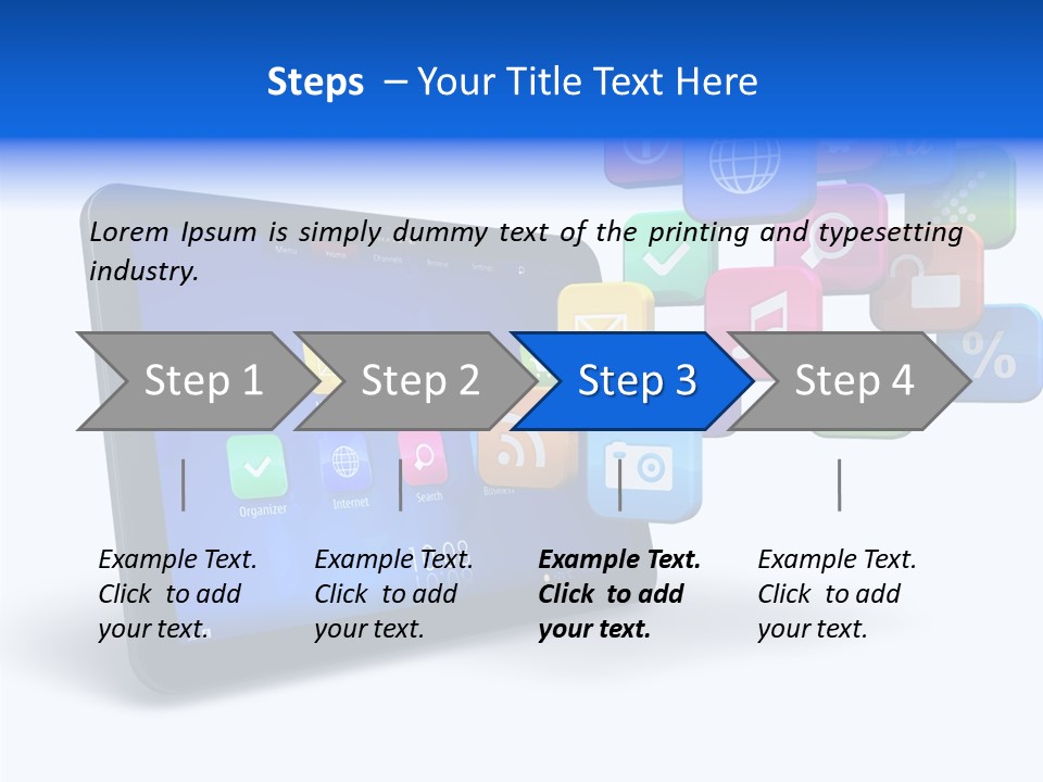 Mobile Computer Laptop PowerPoint Template