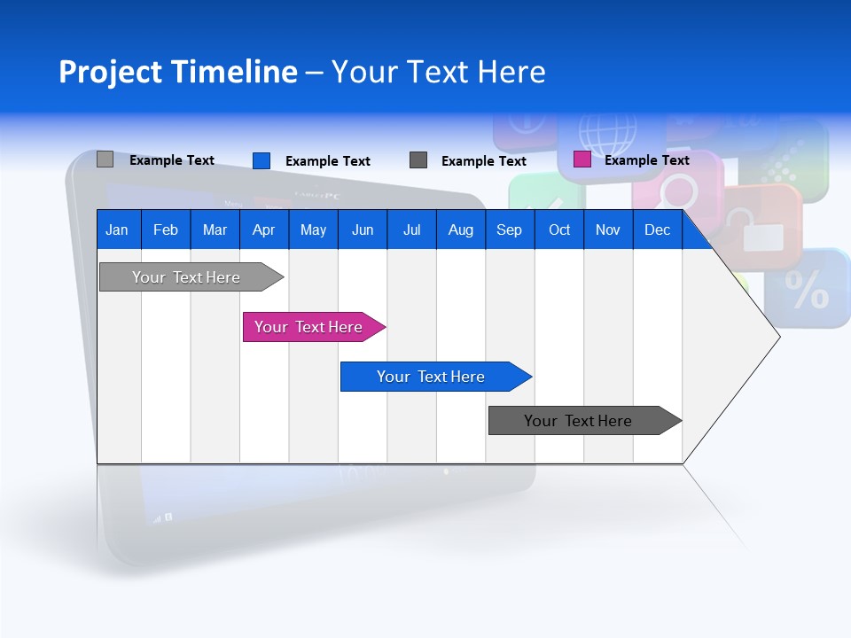 Mobile Computer Laptop PowerPoint Template