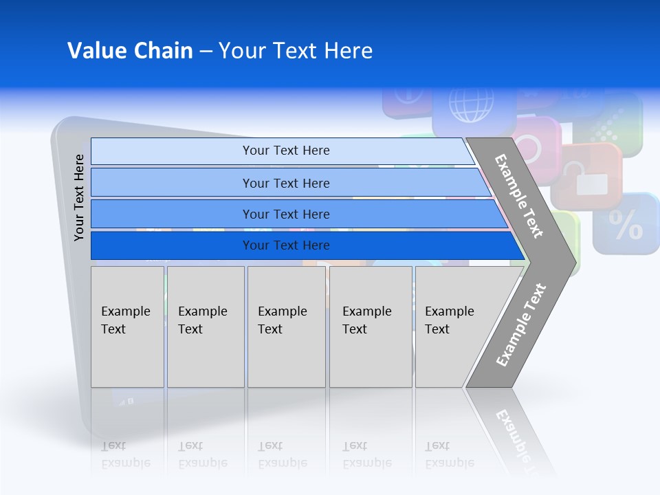 Mobile Computer Laptop PowerPoint Template