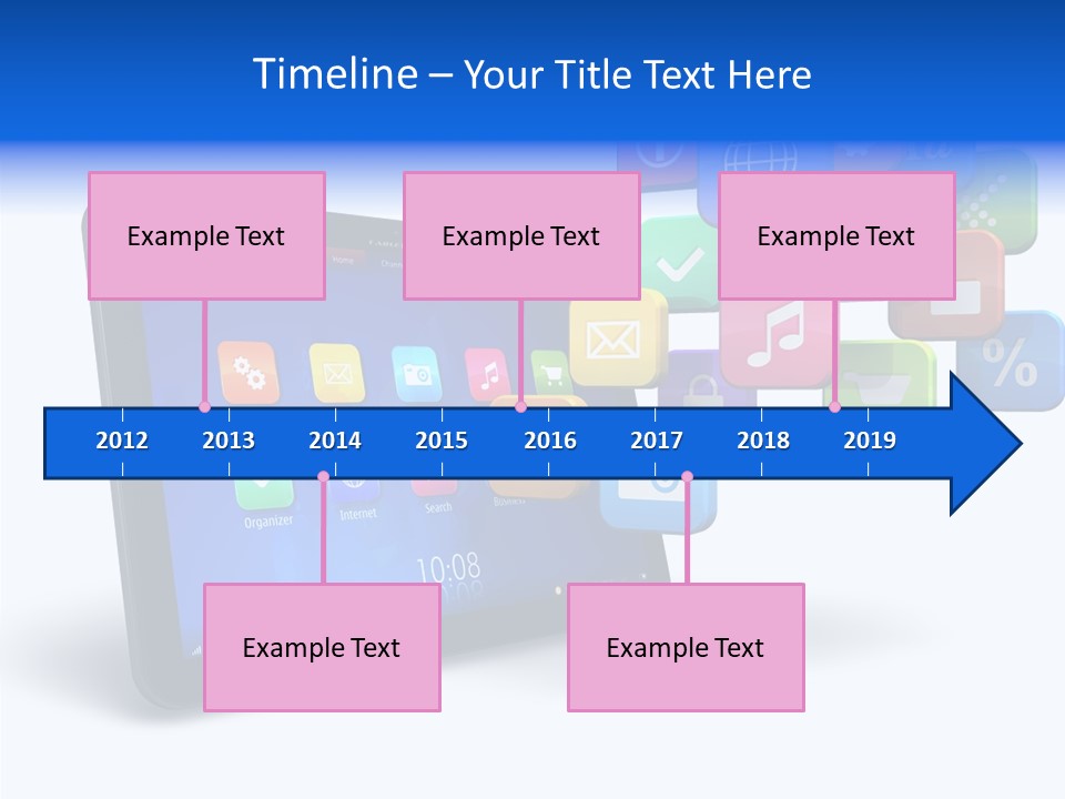 Mobile Computer Laptop PowerPoint Template