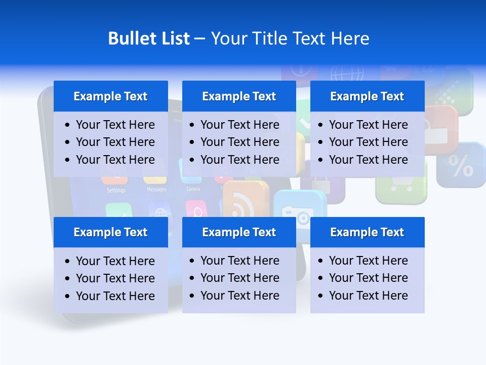 Mobile Computer Laptop PowerPoint Template