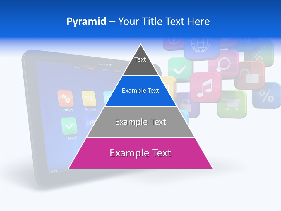 Mobile Computer Laptop PowerPoint Template