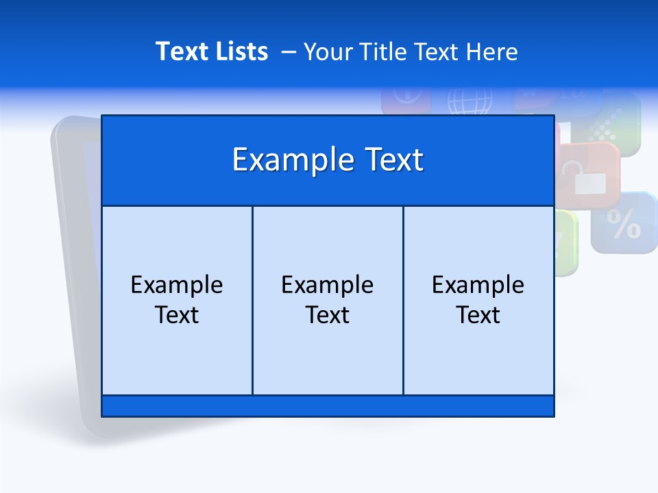 Mobile Computer Laptop PowerPoint Template