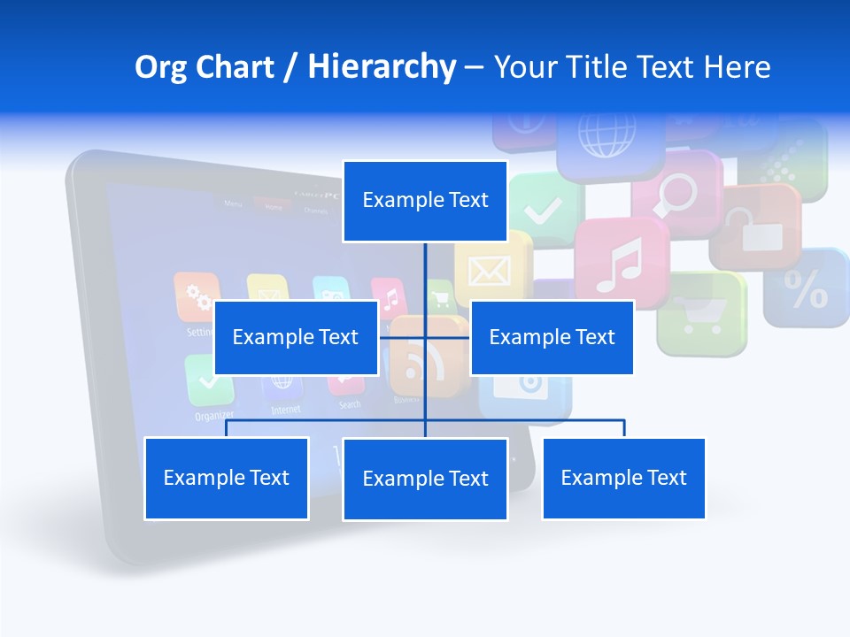 Mobile Computer Laptop PowerPoint Template