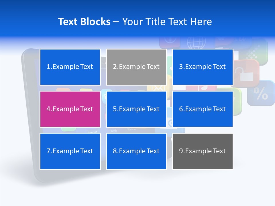 Mobile Computer Laptop PowerPoint Template