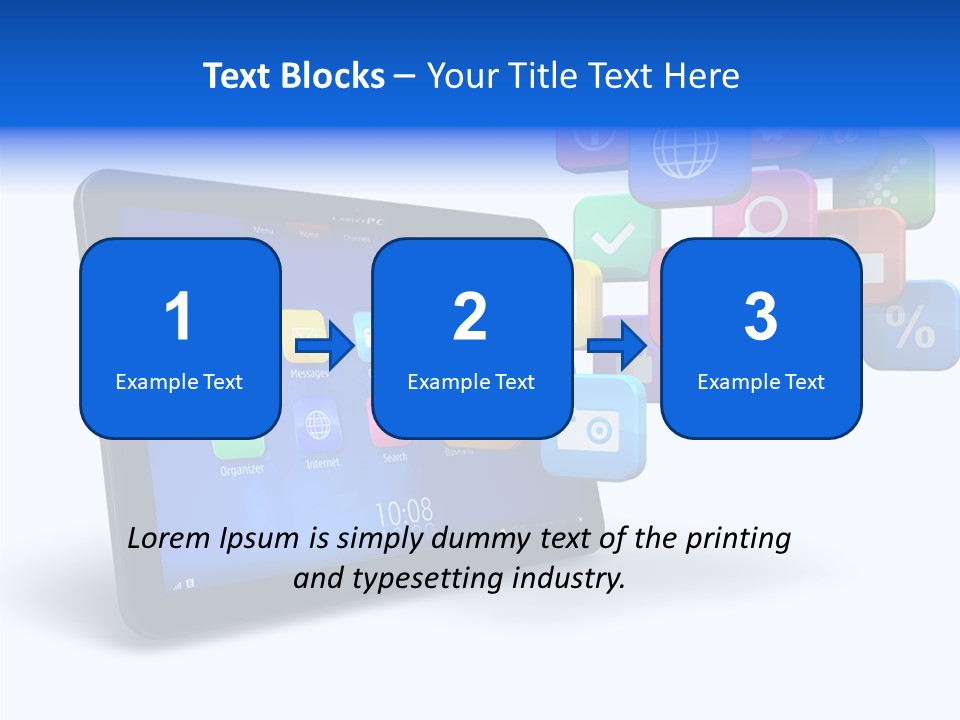 Mobile Computer Laptop PowerPoint Template