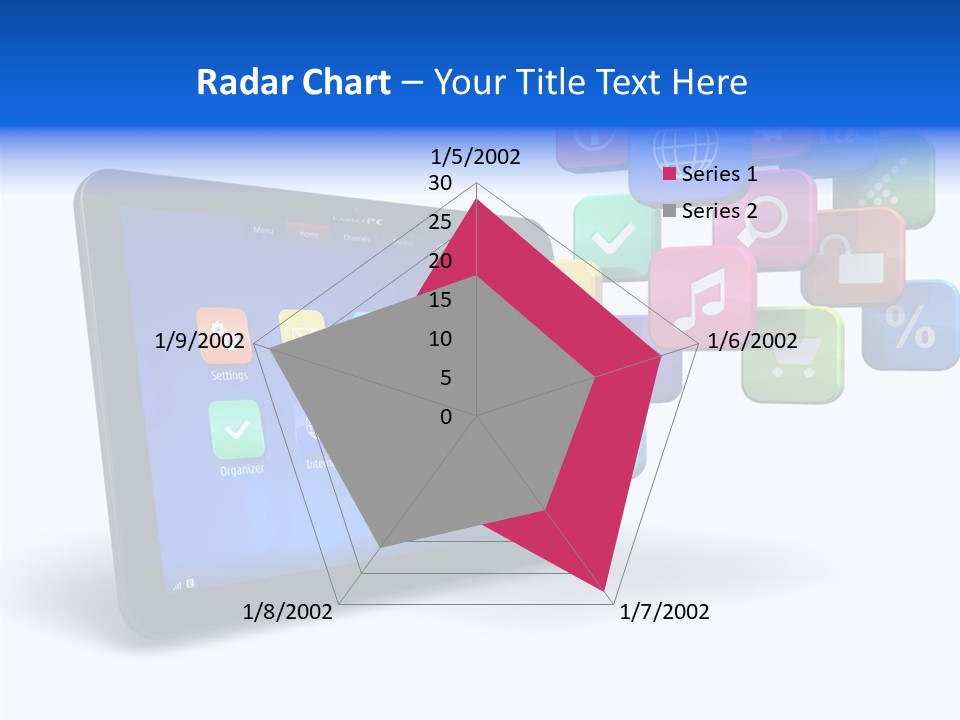 Mobile Computer Laptop PowerPoint Template