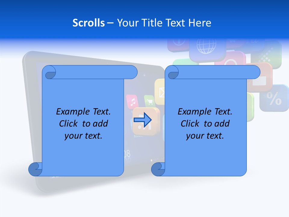 Mobile Computer Laptop PowerPoint Template