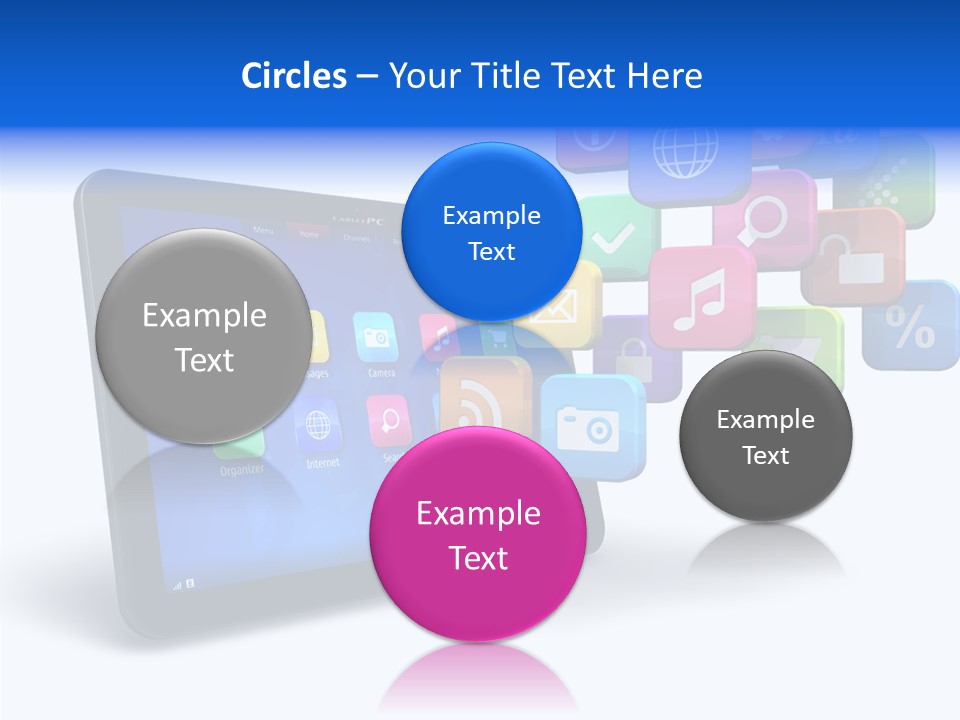 Mobile Computer Laptop PowerPoint Template
