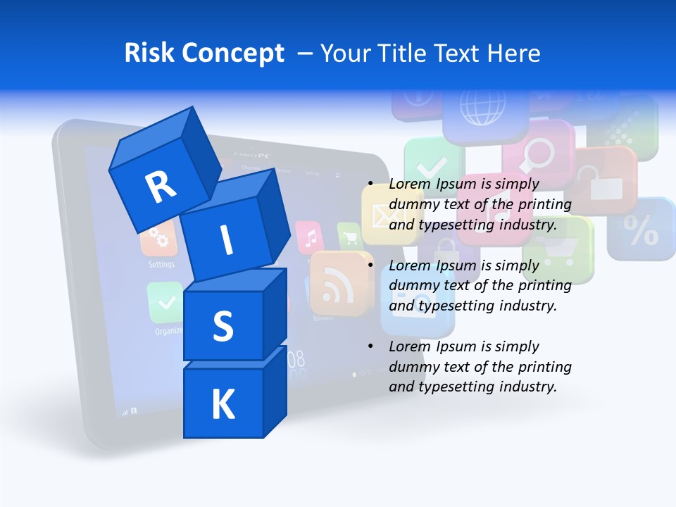 Mobile Computer Laptop PowerPoint Template