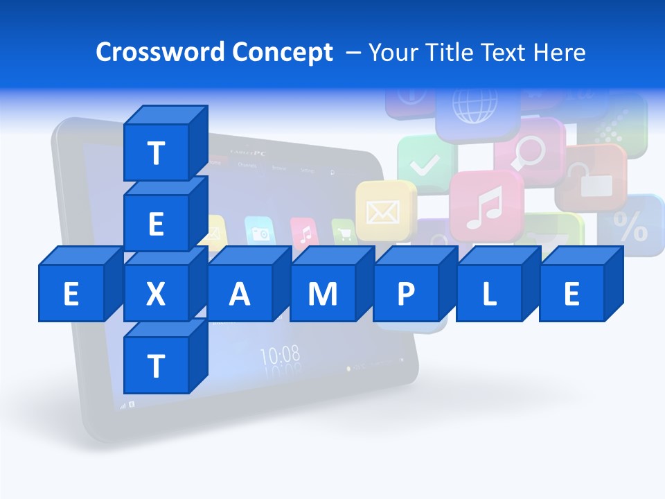 Mobile Computer Laptop PowerPoint Template