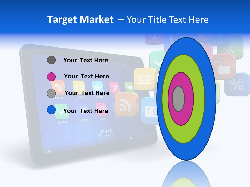 Mobile Computer Laptop PowerPoint Template