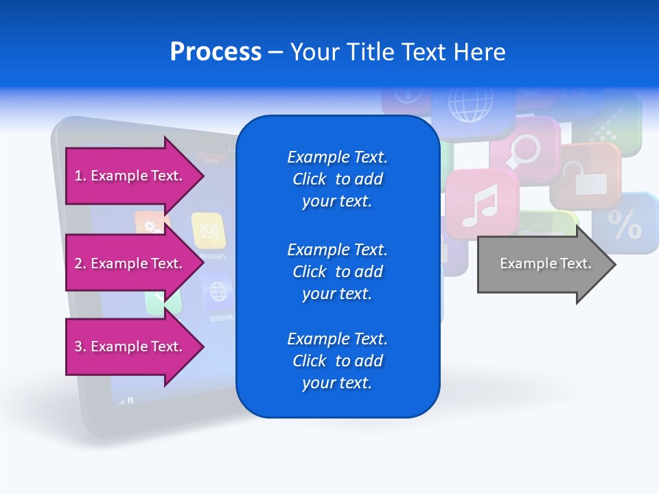 Mobile Computer Laptop PowerPoint Template