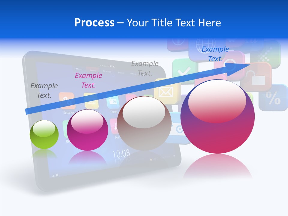 Mobile Computer Laptop PowerPoint Template