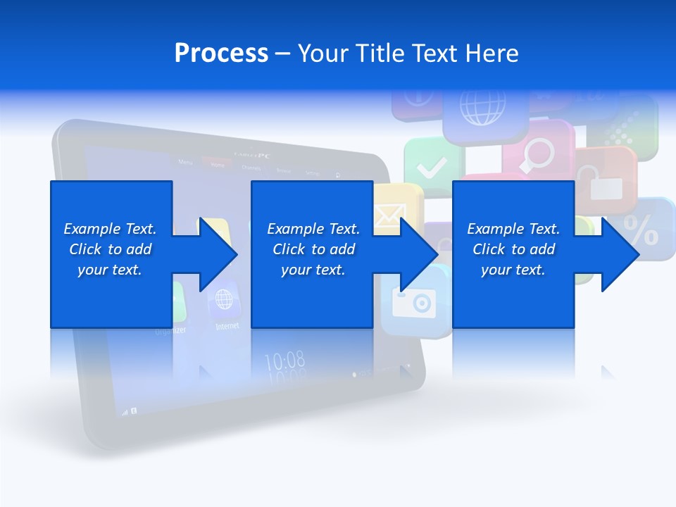 Mobile Computer Laptop PowerPoint Template