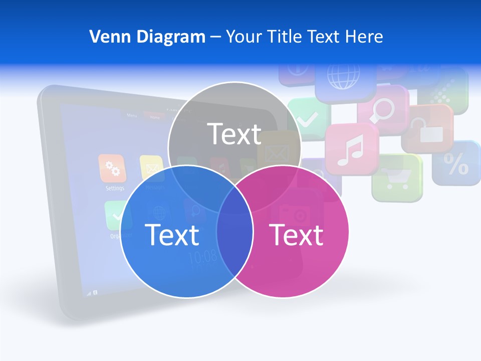 Mobile Computer Laptop PowerPoint Template
