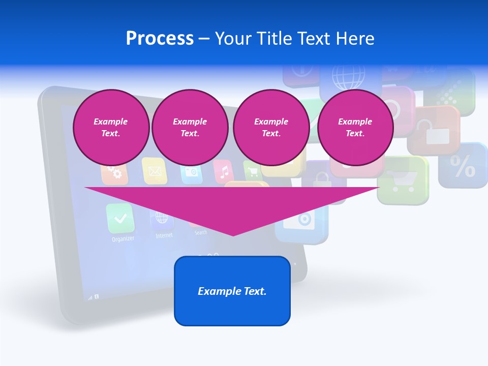 Mobile Computer Laptop PowerPoint Template