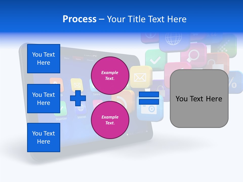 Mobile Computer Laptop PowerPoint Template
