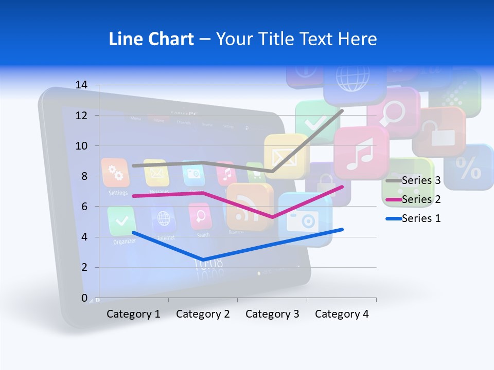 Mobile Computer Laptop PowerPoint Template