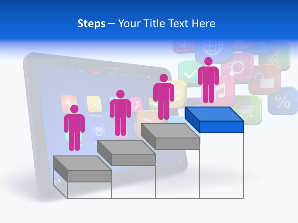 Mobile Computer Laptop PowerPoint Template