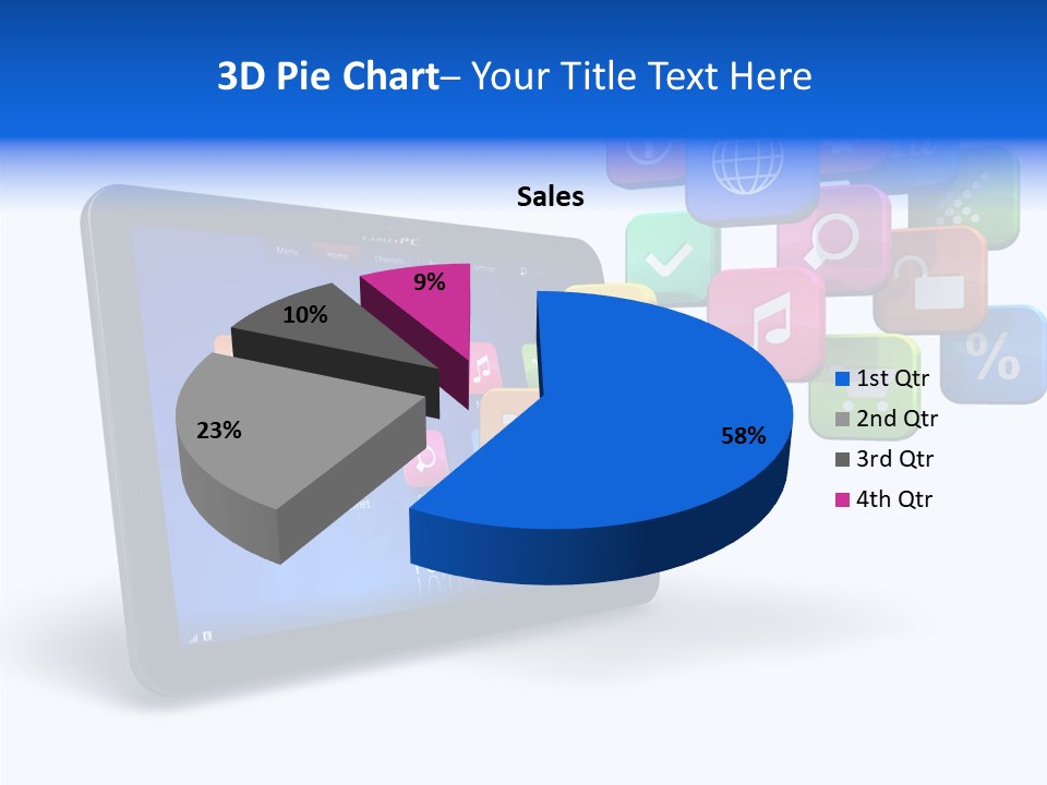 Mobile Computer Laptop PowerPoint Template