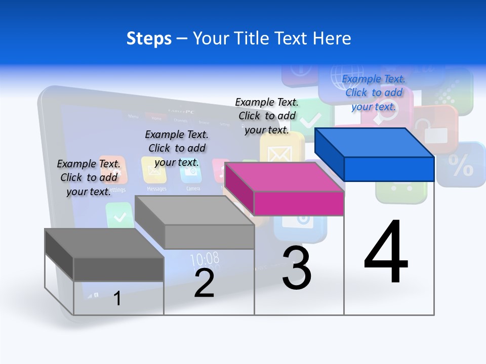 Mobile Computer Laptop PowerPoint Template