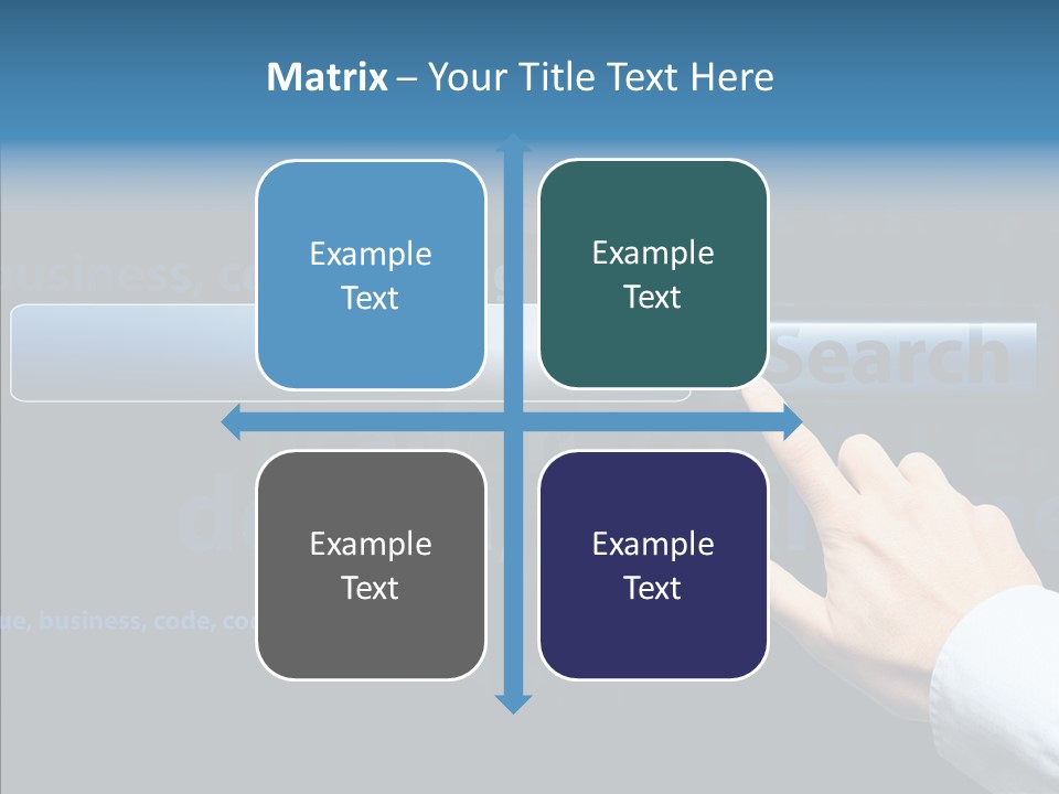 Symbol Concept Hand PowerPoint Template