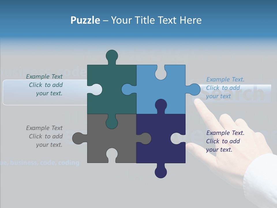 Symbol Concept Hand PowerPoint Template