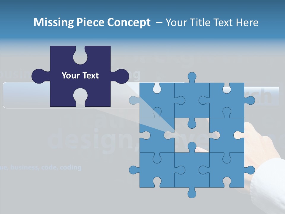 Symbol Concept Hand PowerPoint Template