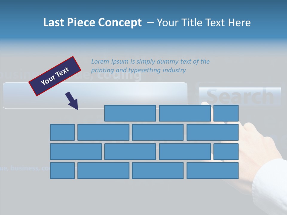 Symbol Concept Hand PowerPoint Template