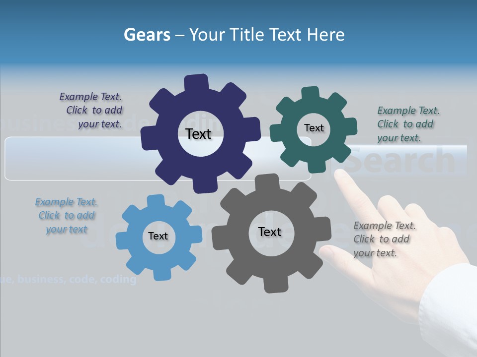 Symbol Concept Hand PowerPoint Template