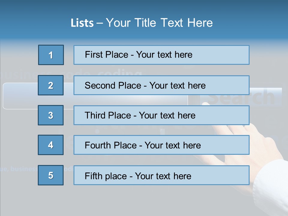 Symbol Concept Hand PowerPoint Template
