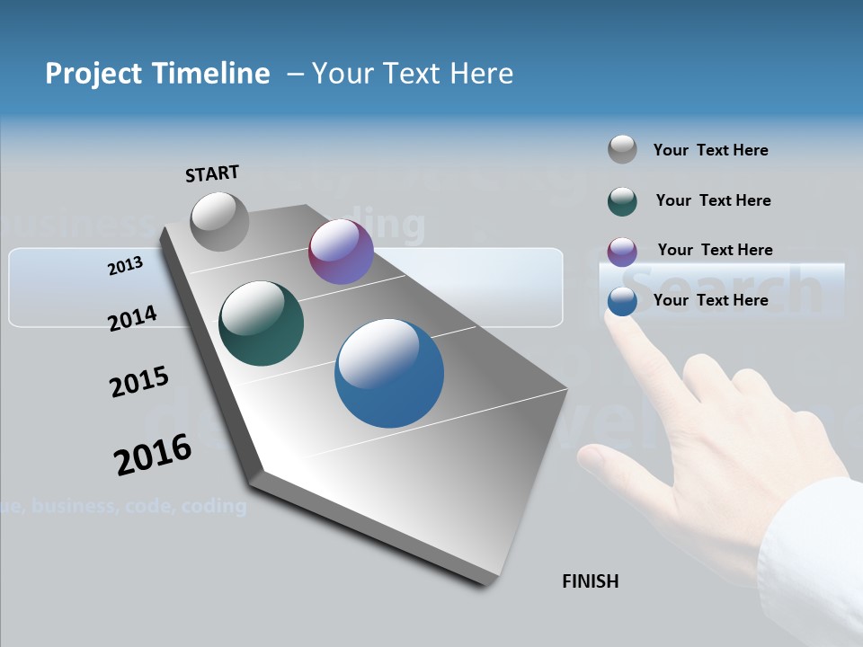 Symbol Concept Hand PowerPoint Template