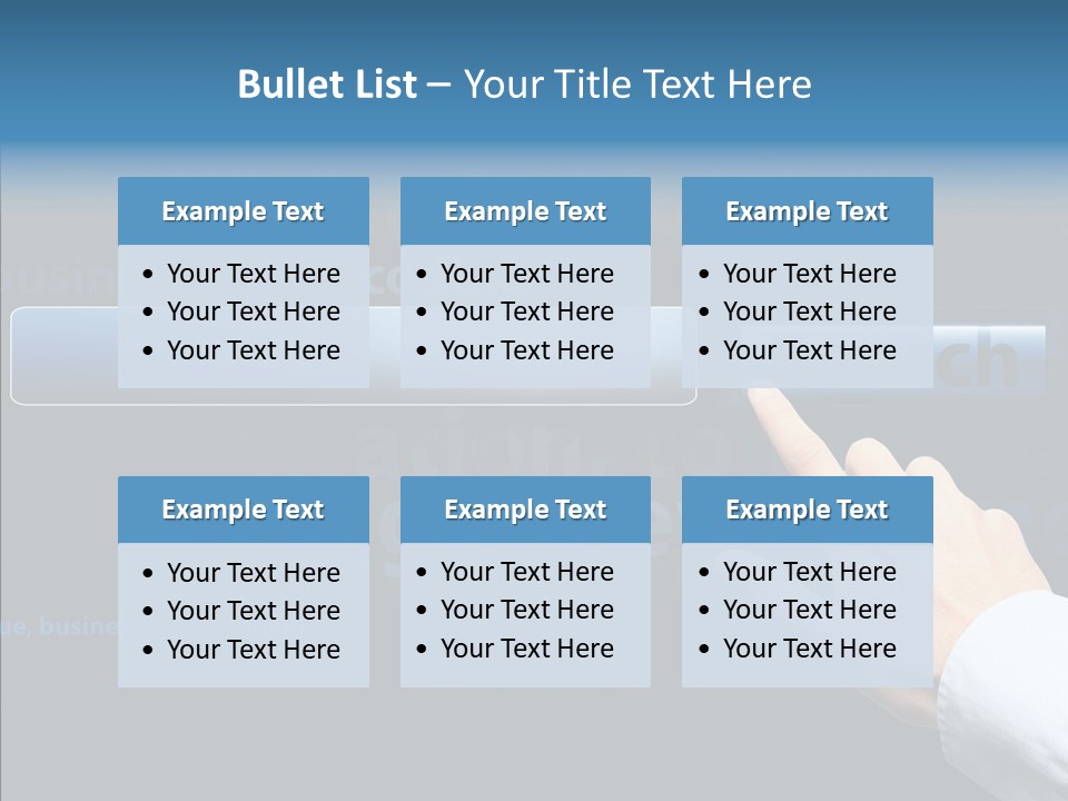 Symbol Concept Hand PowerPoint Template
