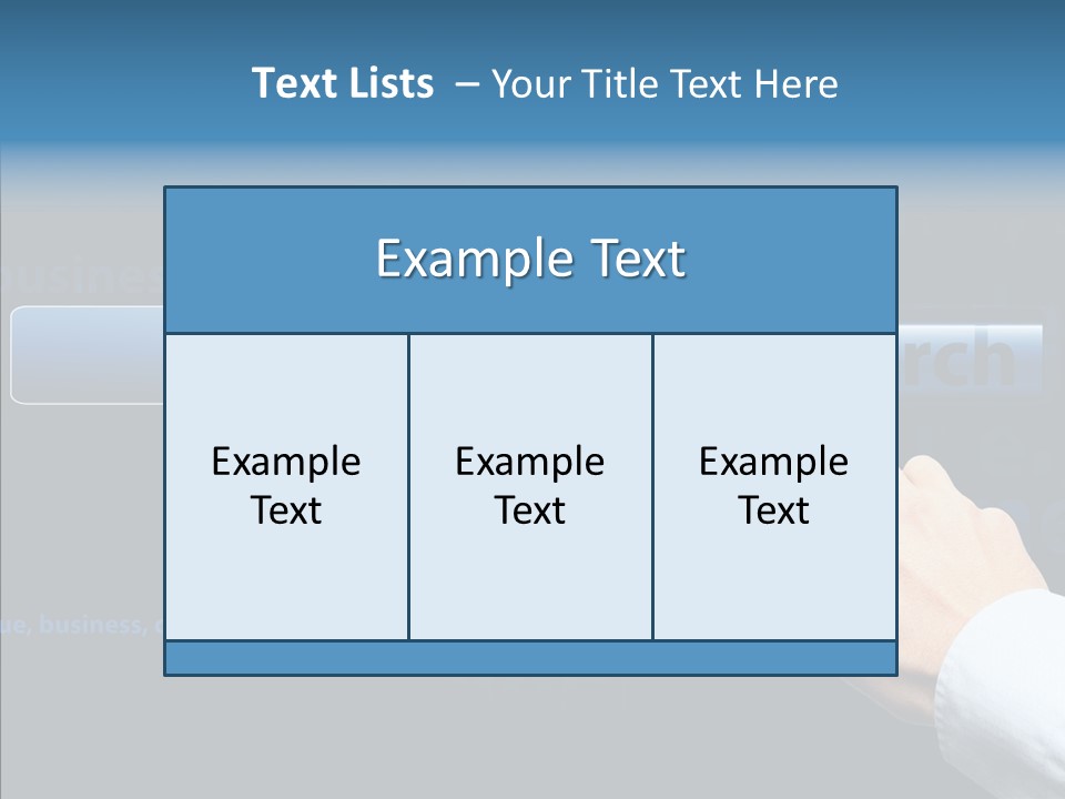 Symbol Concept Hand PowerPoint Template