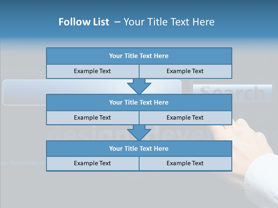 Symbol Concept Hand PowerPoint Template