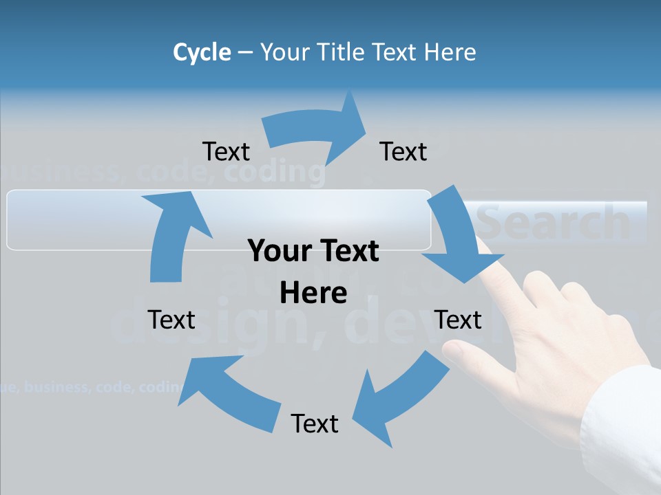 Symbol Concept Hand PowerPoint Template