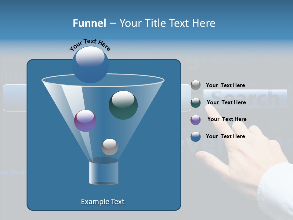 Symbol Concept Hand PowerPoint Template