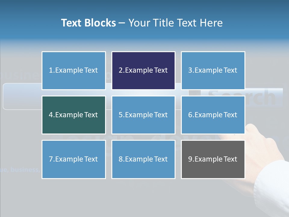 Symbol Concept Hand PowerPoint Template